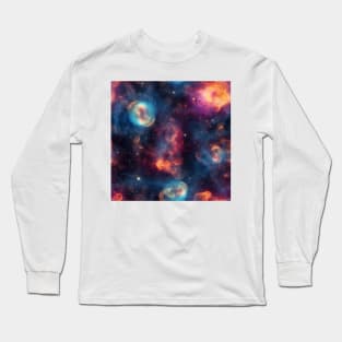 Deep Outer Space Pattern 25 Long Sleeve T-Shirt